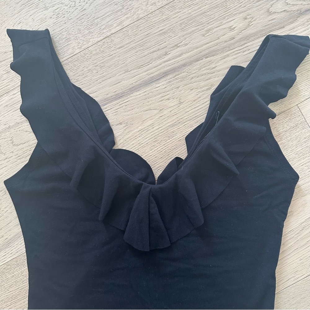 FOREVER 21 Ruffle Bodysuit - Picture 2 of 4
